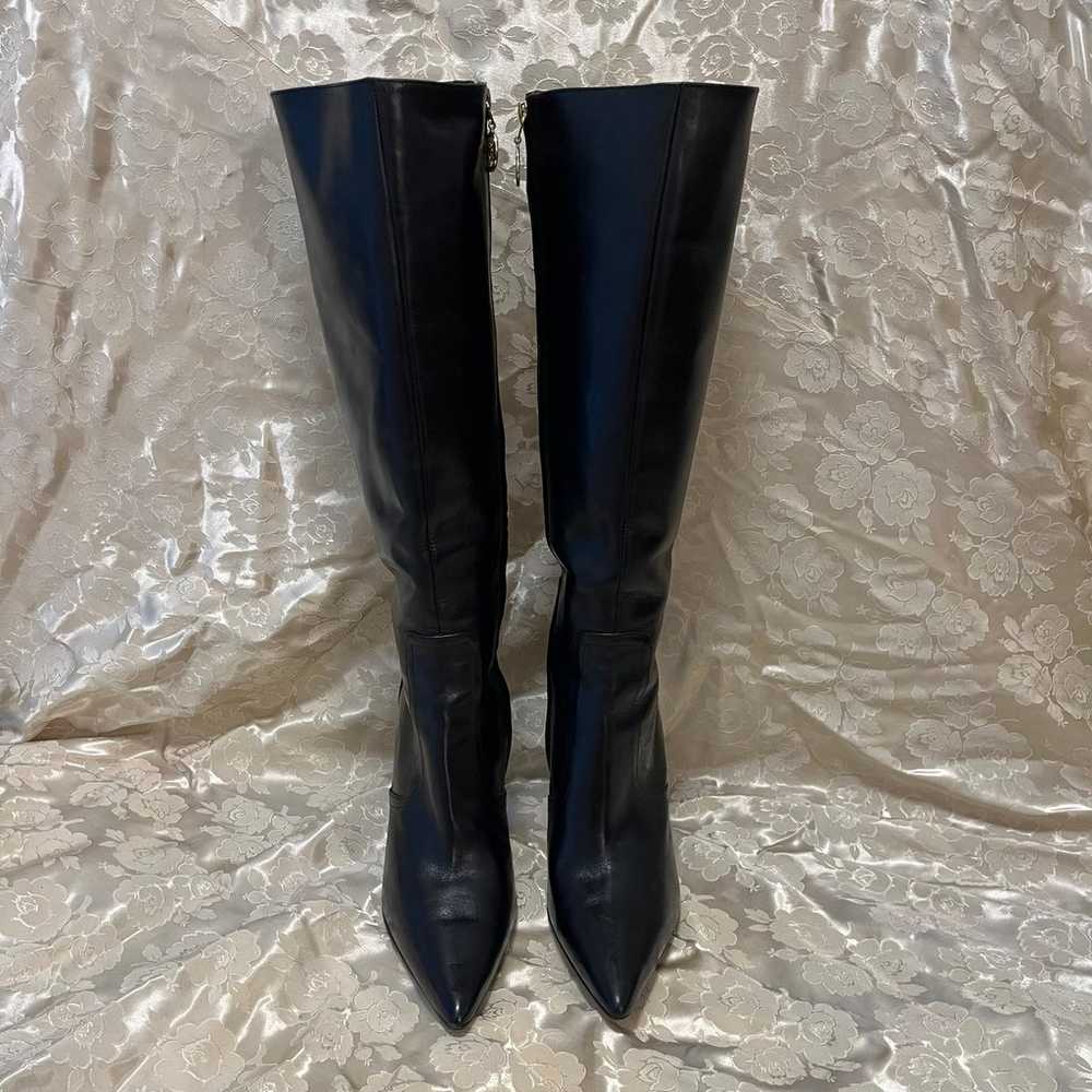 Lauren Ralph Lauren black leather knee high Amari… - image 3