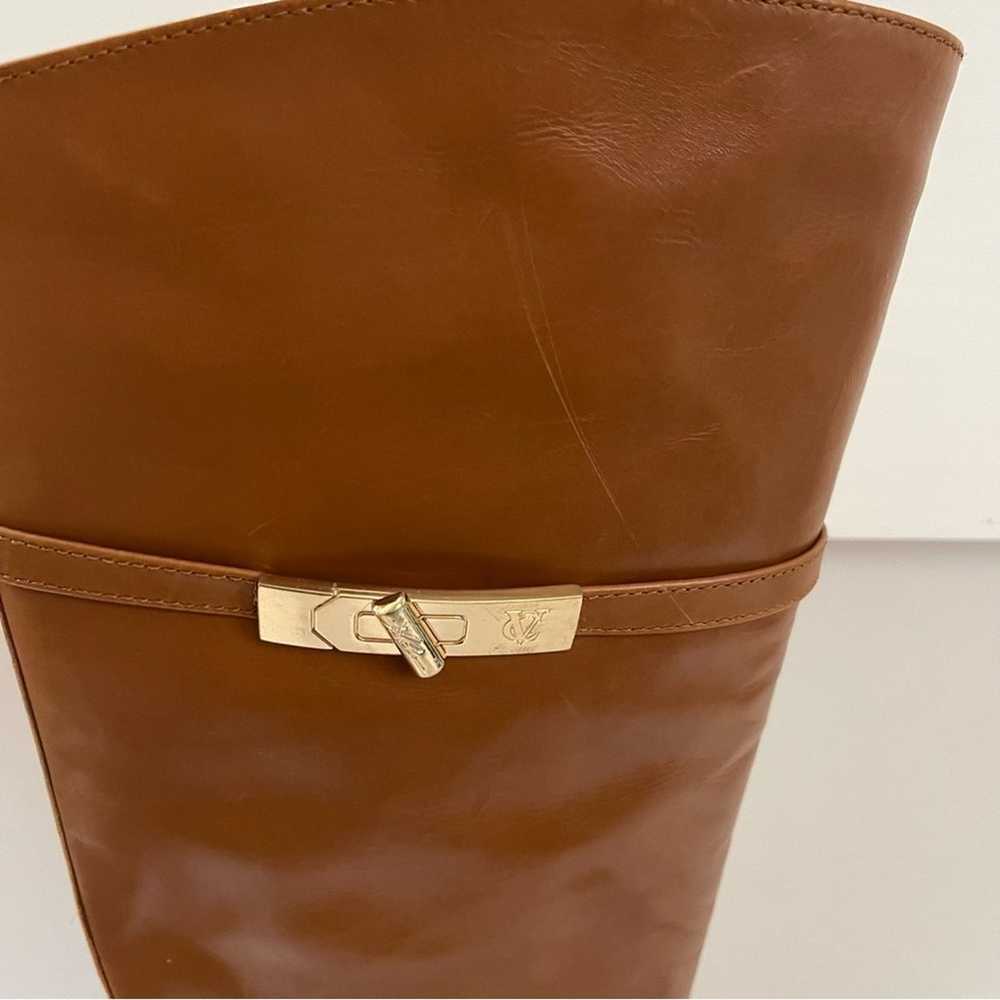 Vince Camuto VC Signature Cognac Tan Riding Boots - image 2