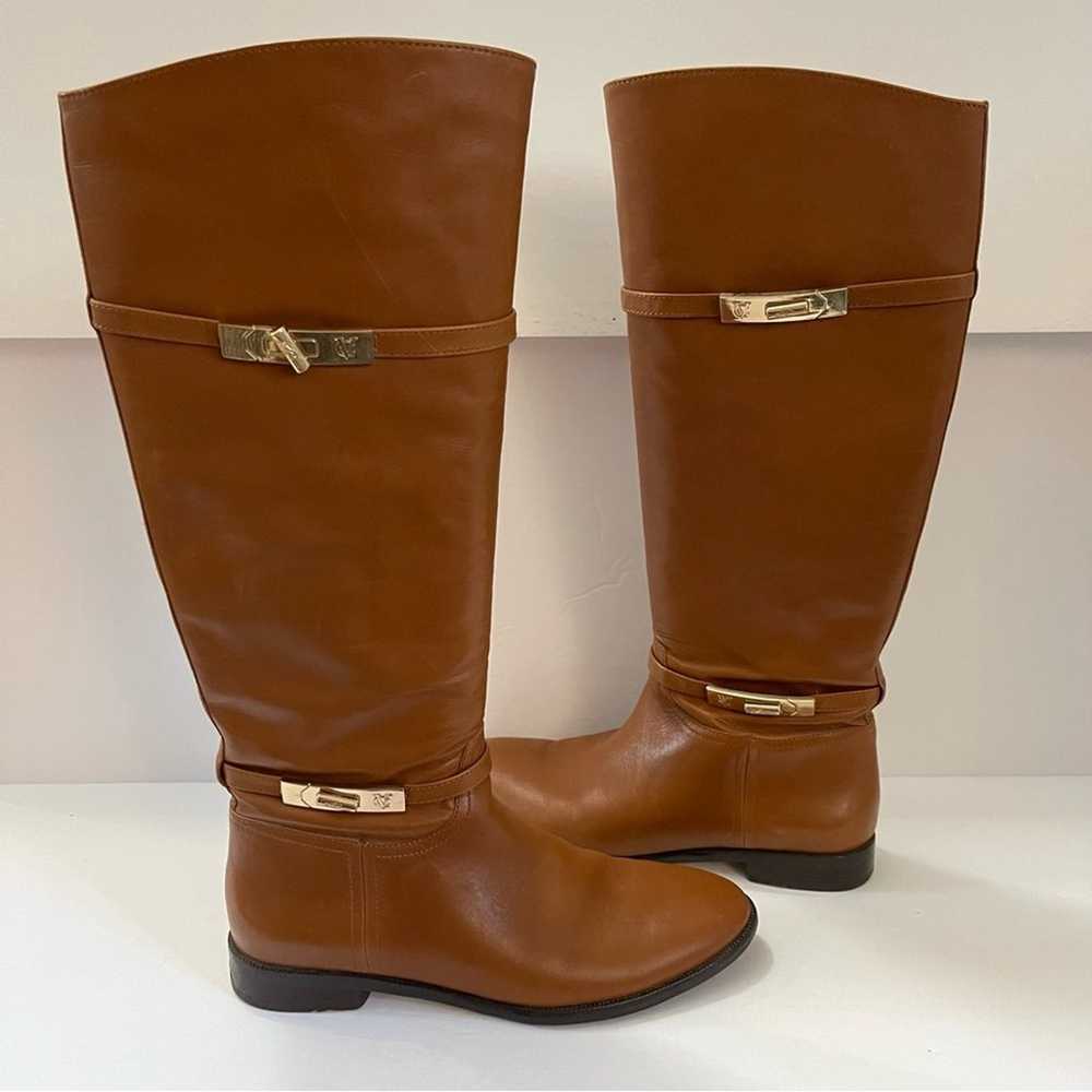 Vince Camuto VC Signature Cognac Tan Riding Boots - image 6