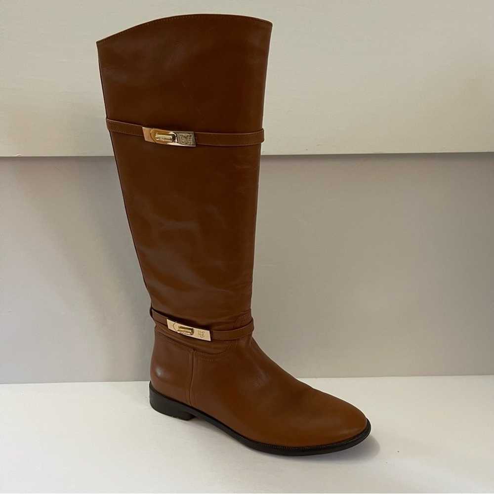 Vince Camuto VC Signature Cognac Tan Riding Boots - image 9