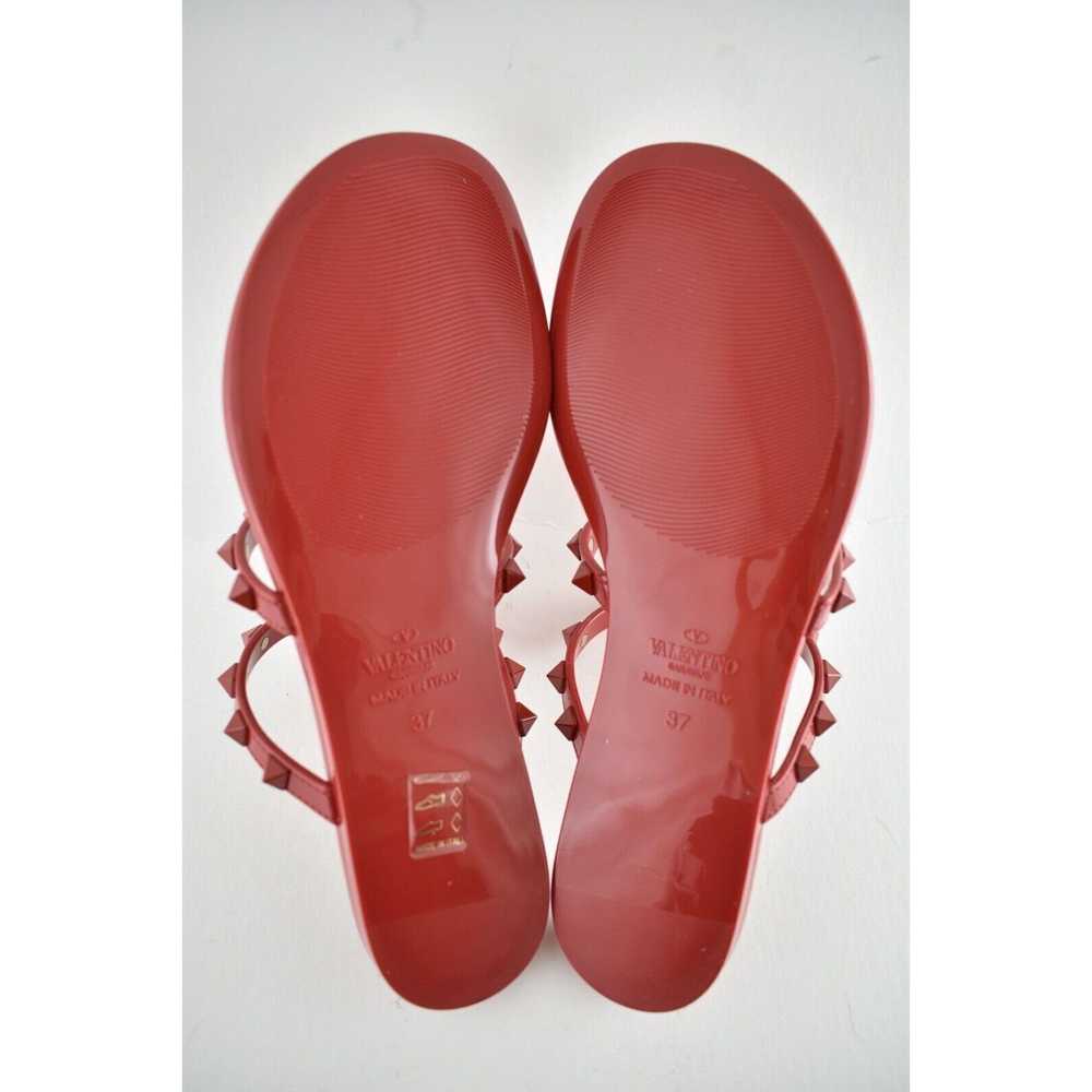 Valentino Valentino Rockstud Red Rubber Jelly PVC… - image 11