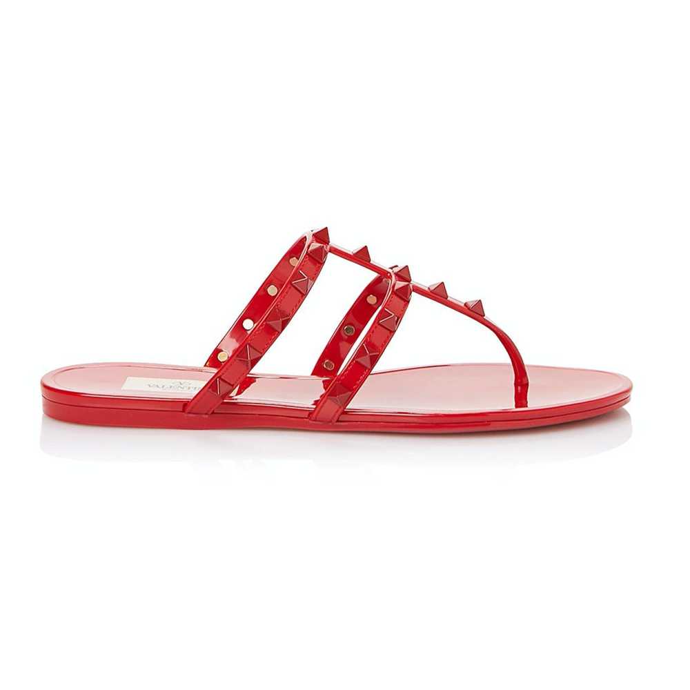 Valentino Valentino Rockstud Red Rubber Jelly PVC… - image 3