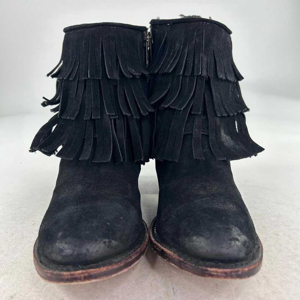 Freebird By Steven Belle Boots Black Leather Sued… - image 3