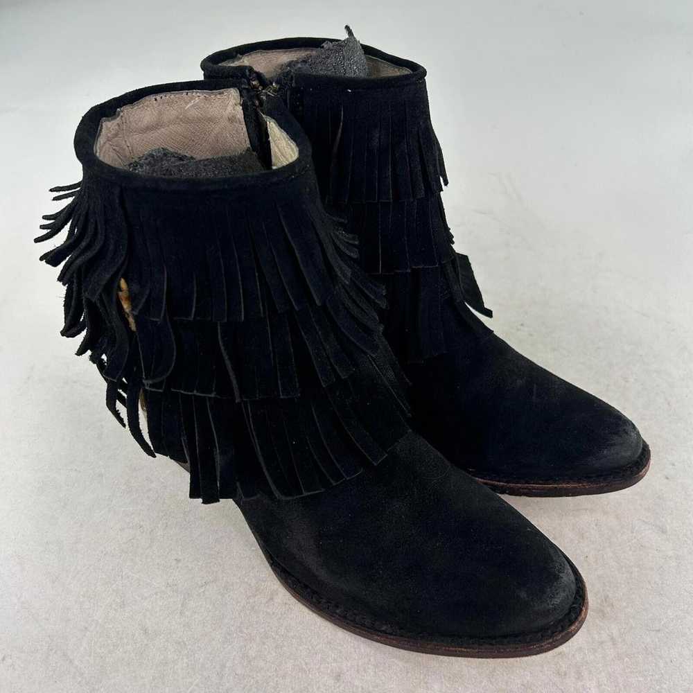 Freebird By Steven Belle Boots Black Leather Sued… - image 6