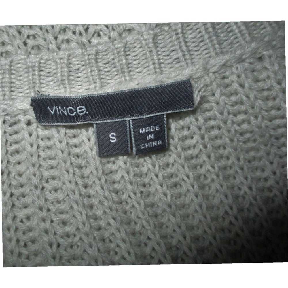 Vince Luxurious Gray Wool and Cashmere Blend Long… - image 6