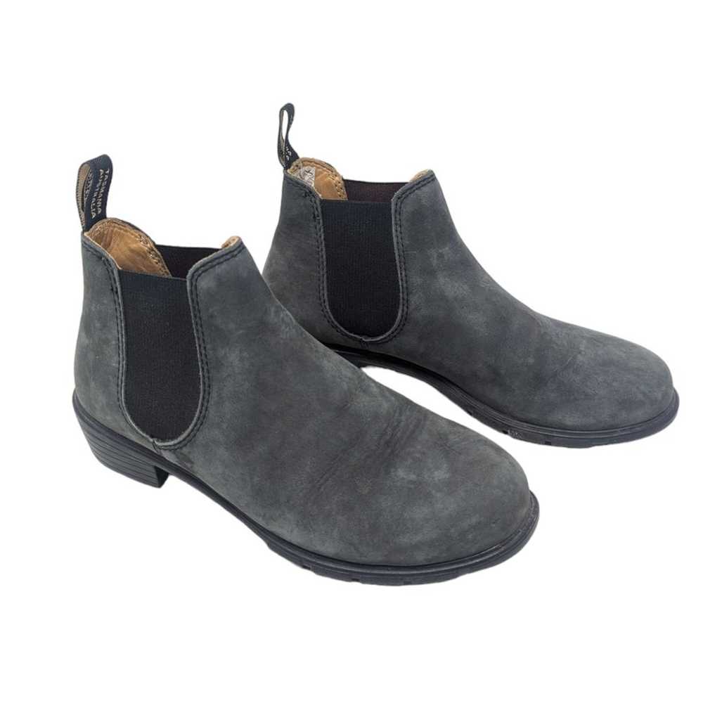 Blundstone 1971 Grey Suede Chelsea Boot Bootie 7 - image 1