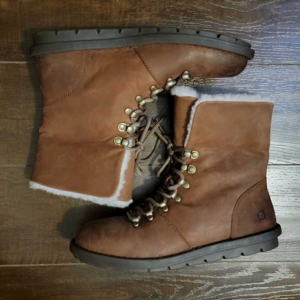 NEW Born Blaine Shearling Boots Womens 9 Brown Le… - image 7