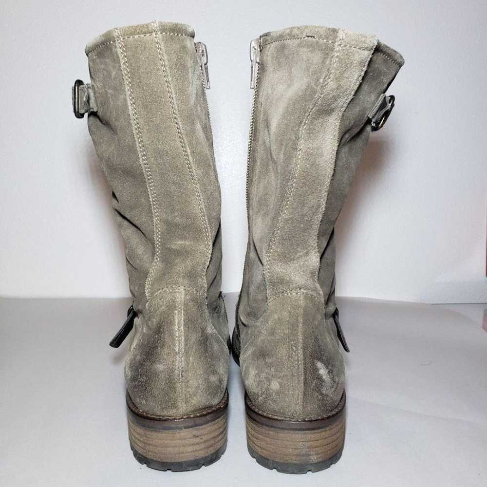 Paul Green Adison Suede Biker Moto Slouch Boots S… - image 3