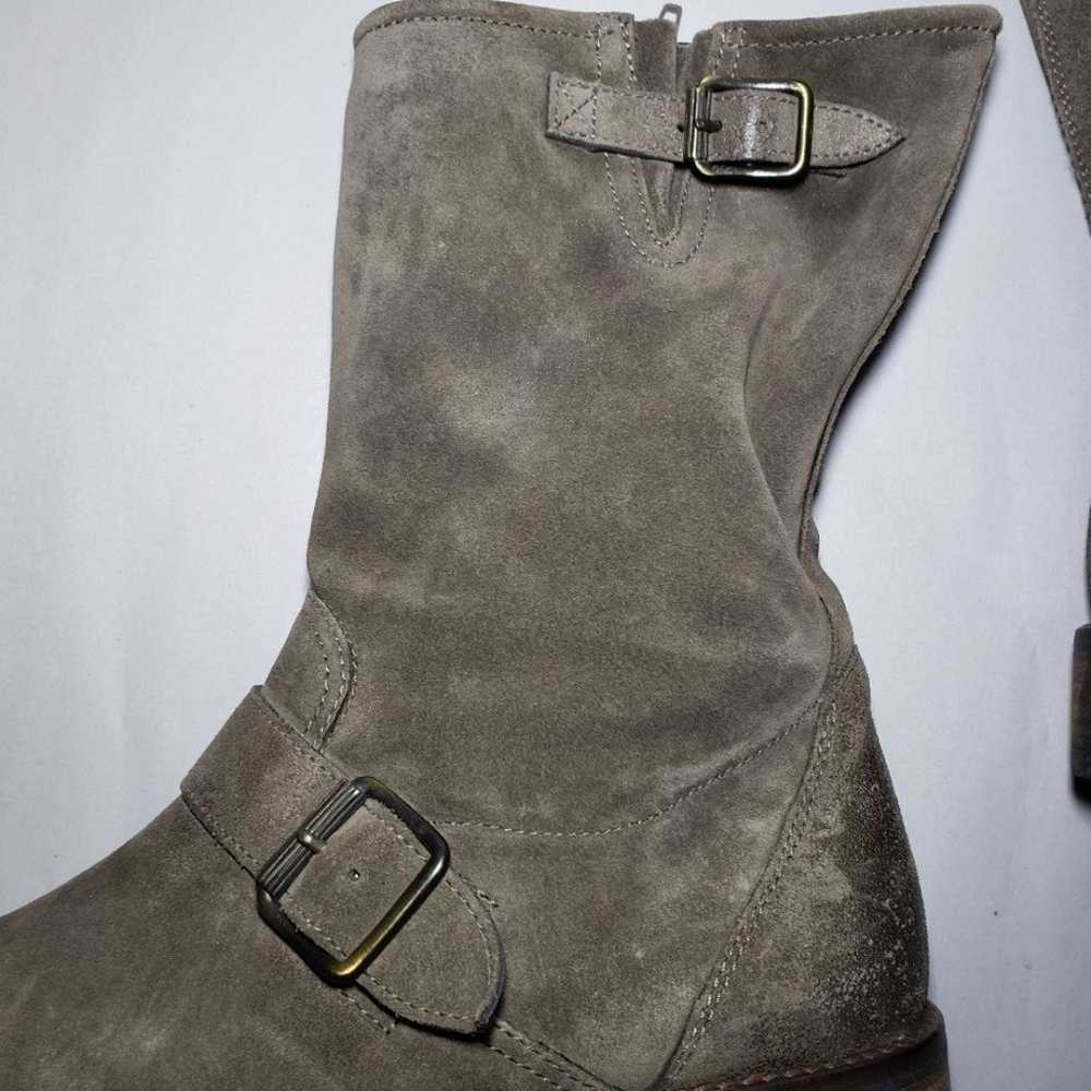 Paul Green Adison Suede Biker Moto Slouch Boots S… - image 5