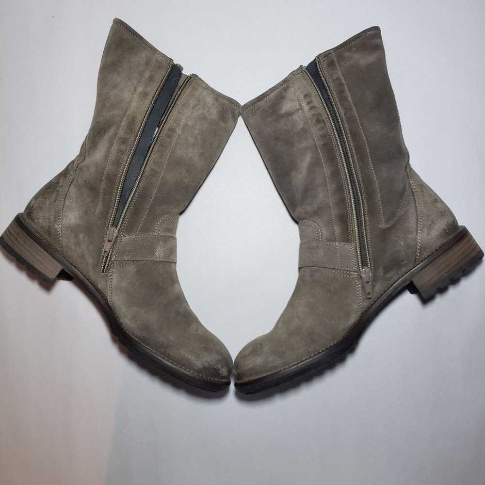 Paul Green Adison Suede Biker Moto Slouch Boots S… - image 6