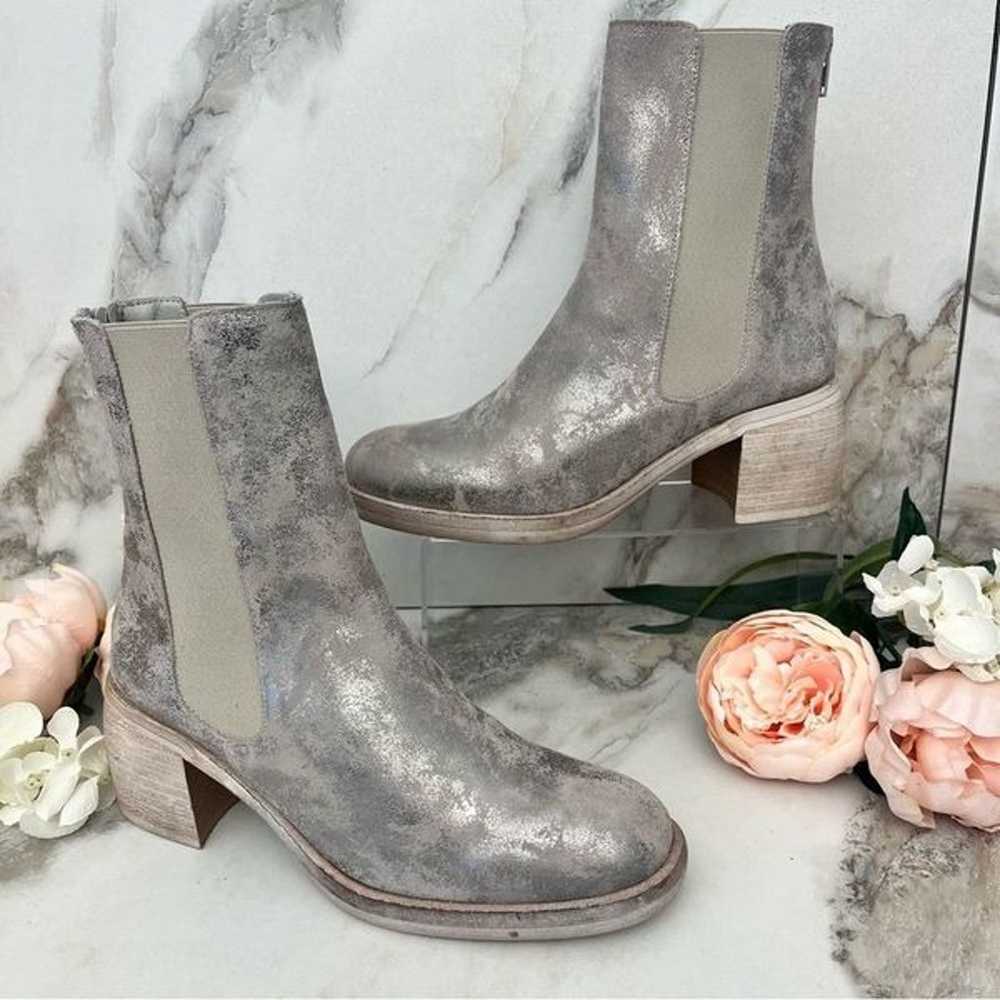 FREE PEOPLE Essential Chelsea Boot in Gunmetal Le… - image 3