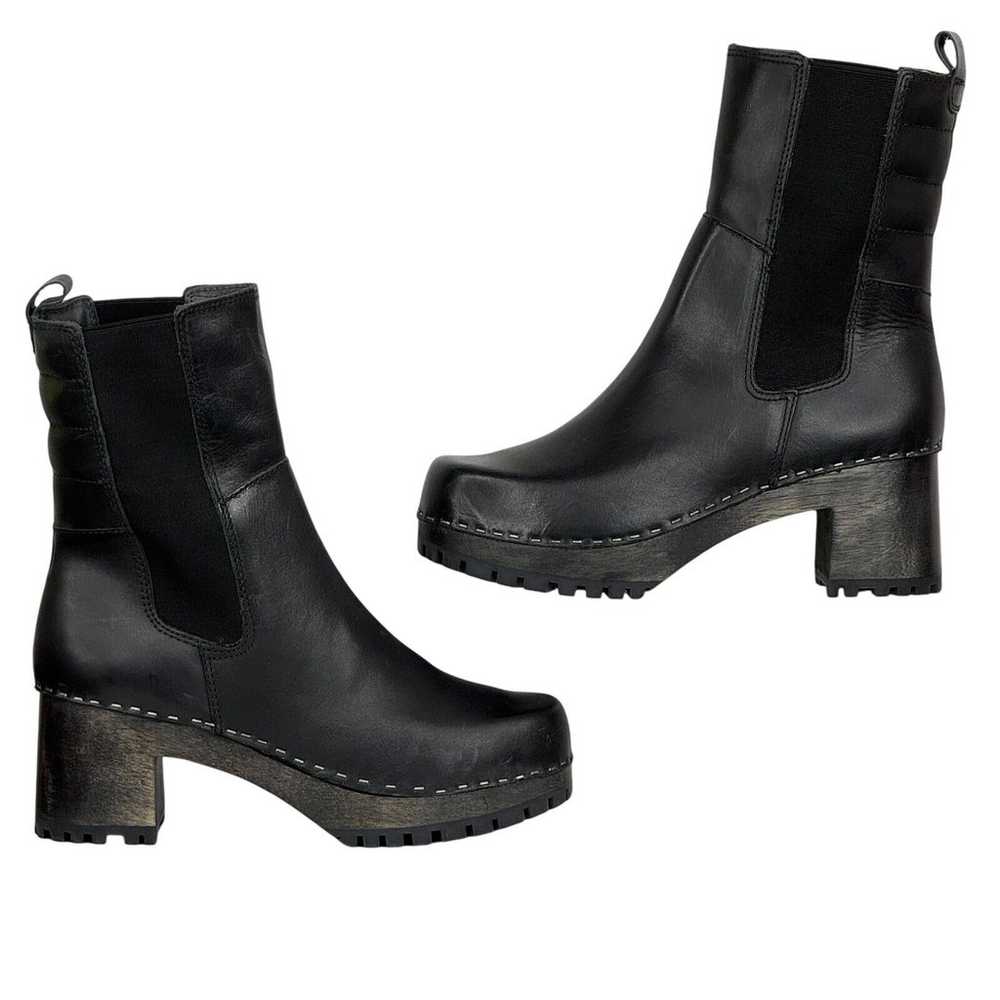 Mia Justina Clog Boots Black SZ 9 NEW Handmade Ch… - image 4