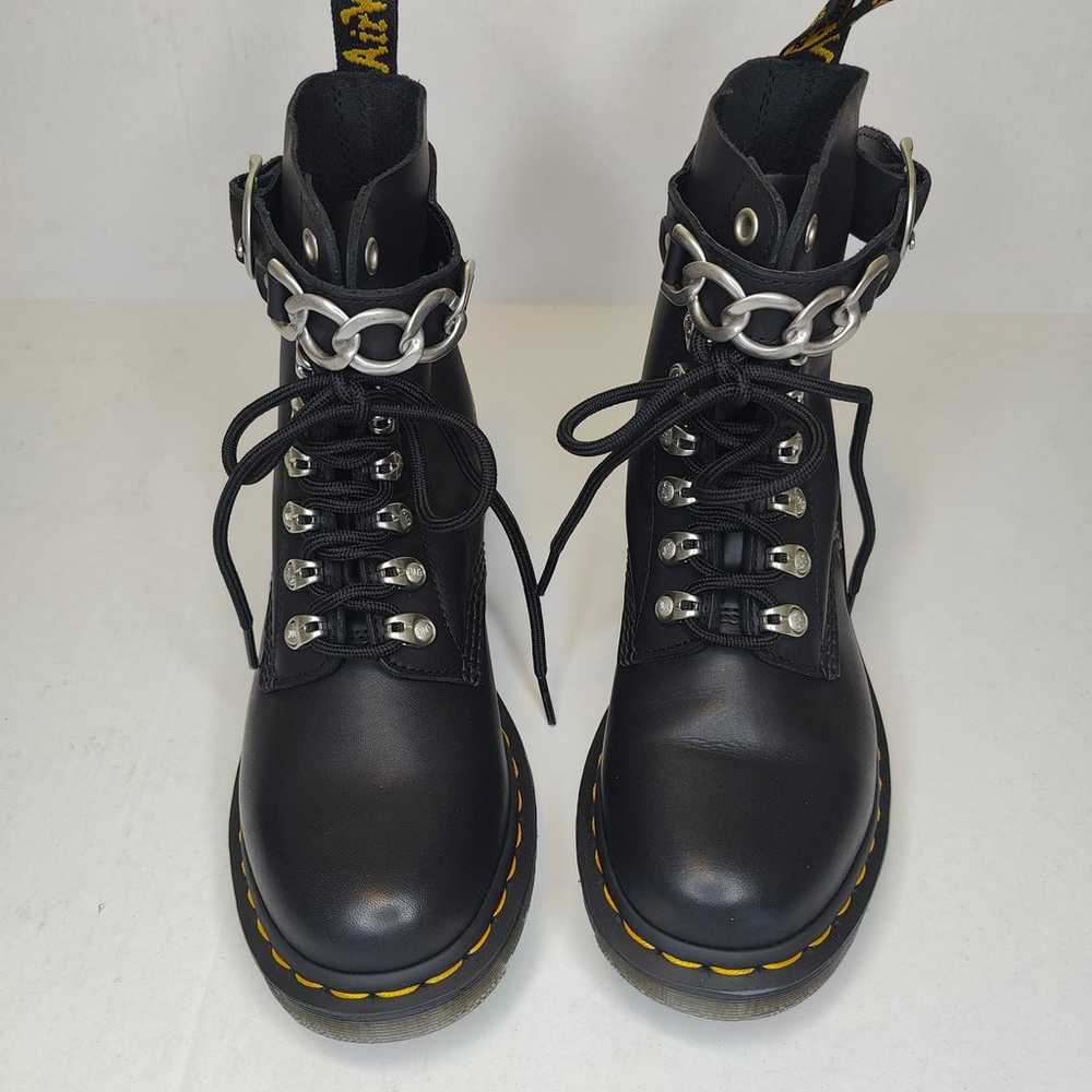 DR MARTENS Women's 1460 Pascal Chain Black Leathe… - image 3