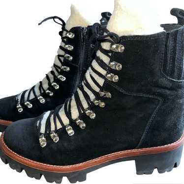 JEFFREY CAMPBELL BOOTS CULVERT COMBAT SHERPA BLAC… - image 1