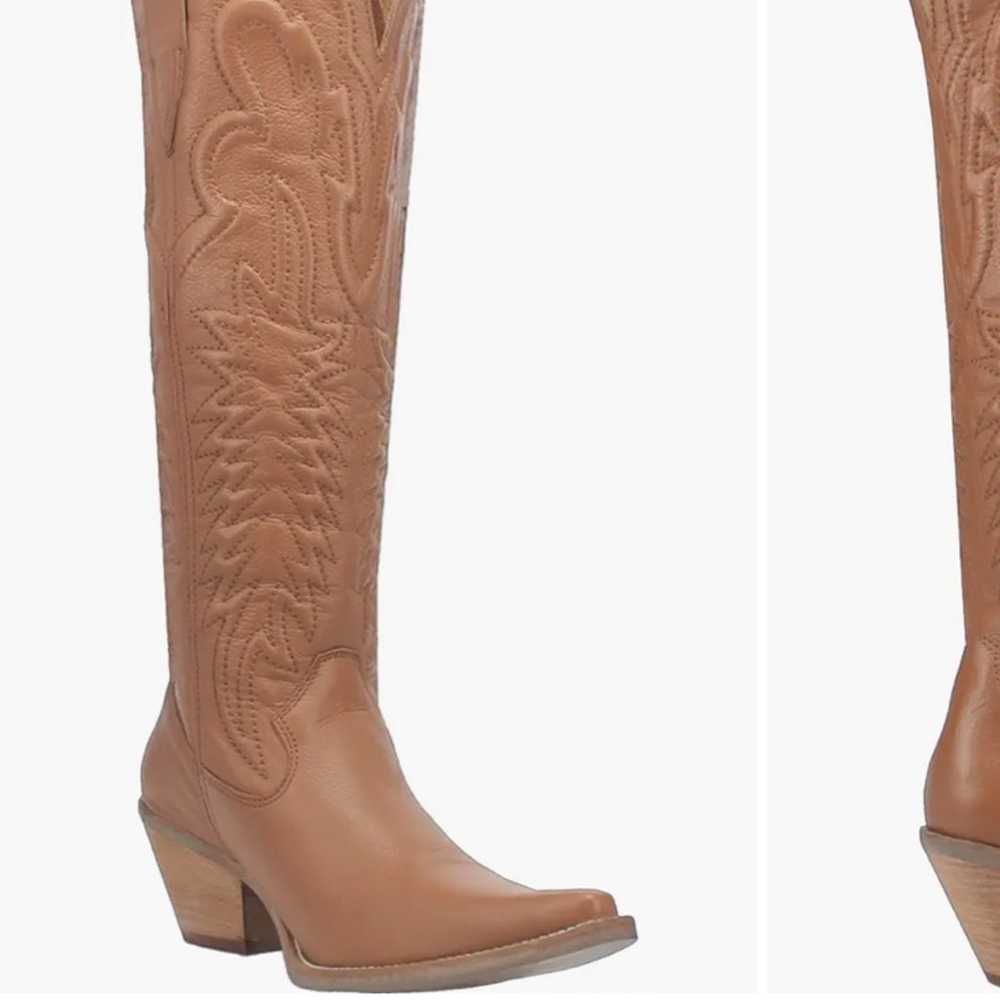 Dingo Raisin Kane Knee High Western Boot - image 1