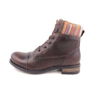 Taos Captain Brown Leather Ankle Boots EUR 37