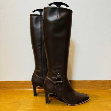 DIANA Diana Long Boots Genuine Leather Brown