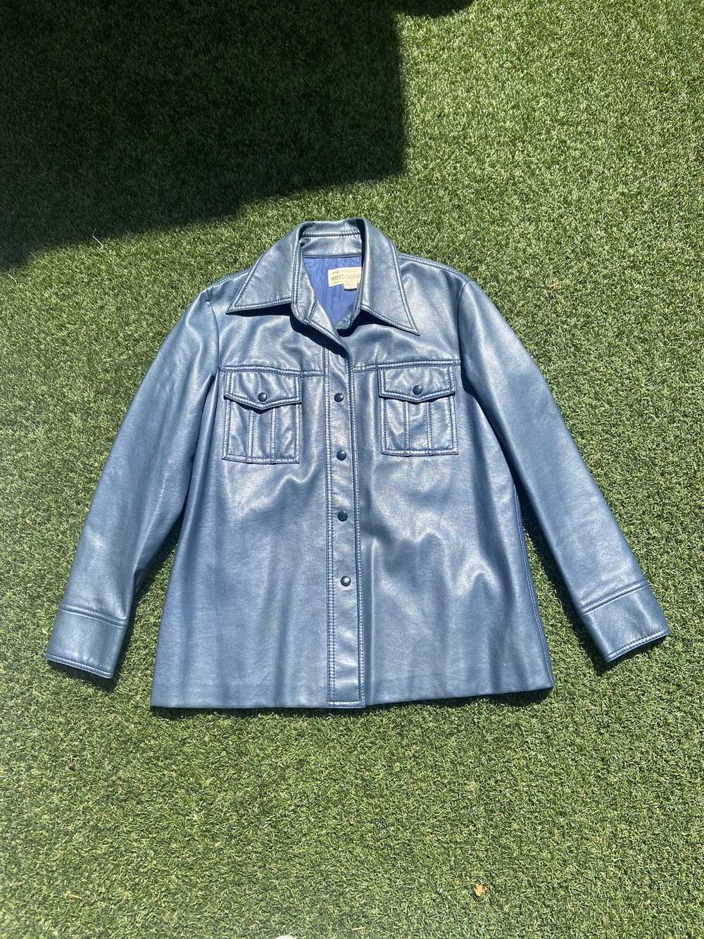 Vintage VTG 70’s Blue Mens Jacket - image 1