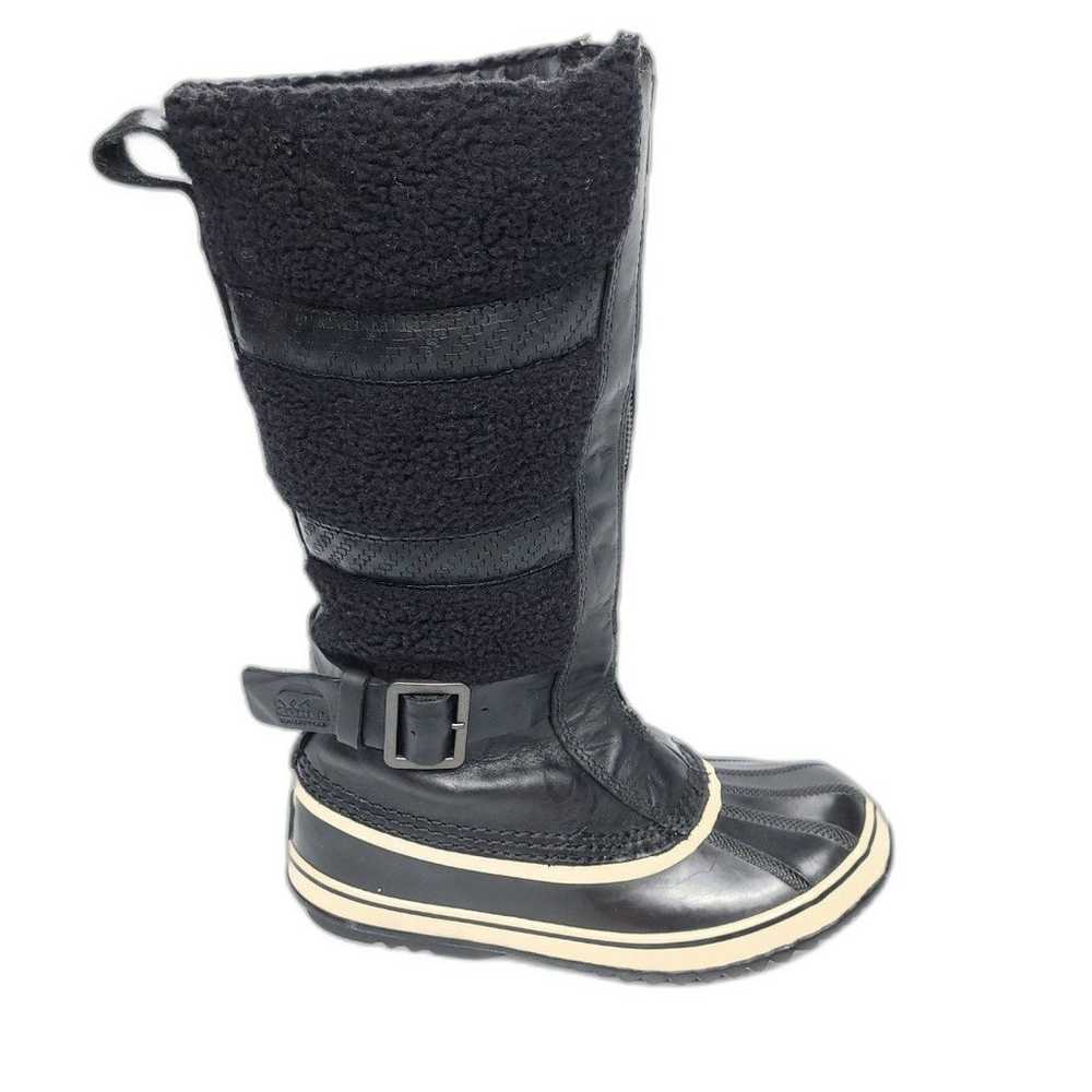 SOREL Helen of Tundra II Waterproof Black Fleece … - image 4