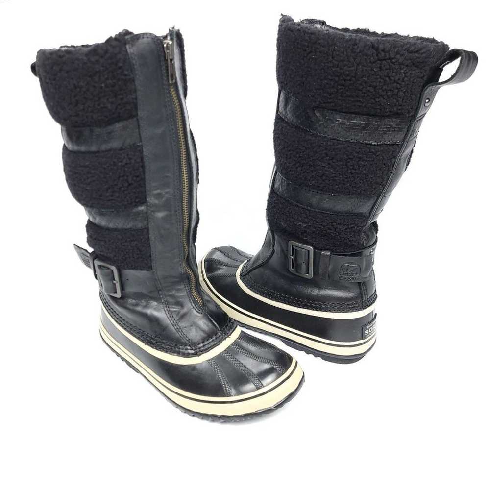 SOREL Helen of Tundra II Waterproof Black Fleece … - image 6