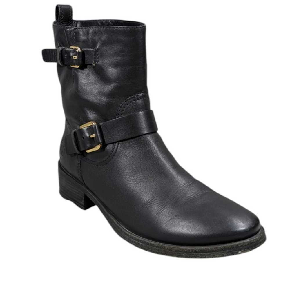 Tory Burch Bennie Moto Boots GUC $295 Size 8.5M  … - image 2