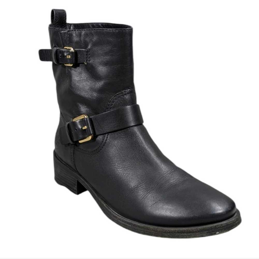 Tory Burch Bennie Moto Boots GUC $295 Size 8.5M  … - image 3