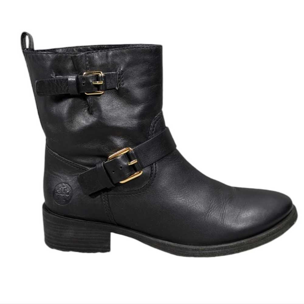 Tory Burch Bennie Moto Boots GUC $295 Size 8.5M  … - image 4