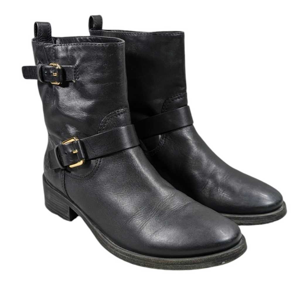 Tory Burch Bennie Moto Boots GUC $295 Size 8.5M  … - image 5