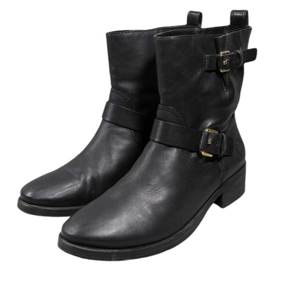 Tory Burch Bennie Moto Boots GUC $295 Size 8.5M  … - image 7