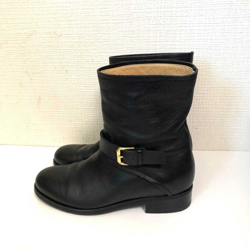 Italian-made PELLI CO short boots, black, size 36. - image 2