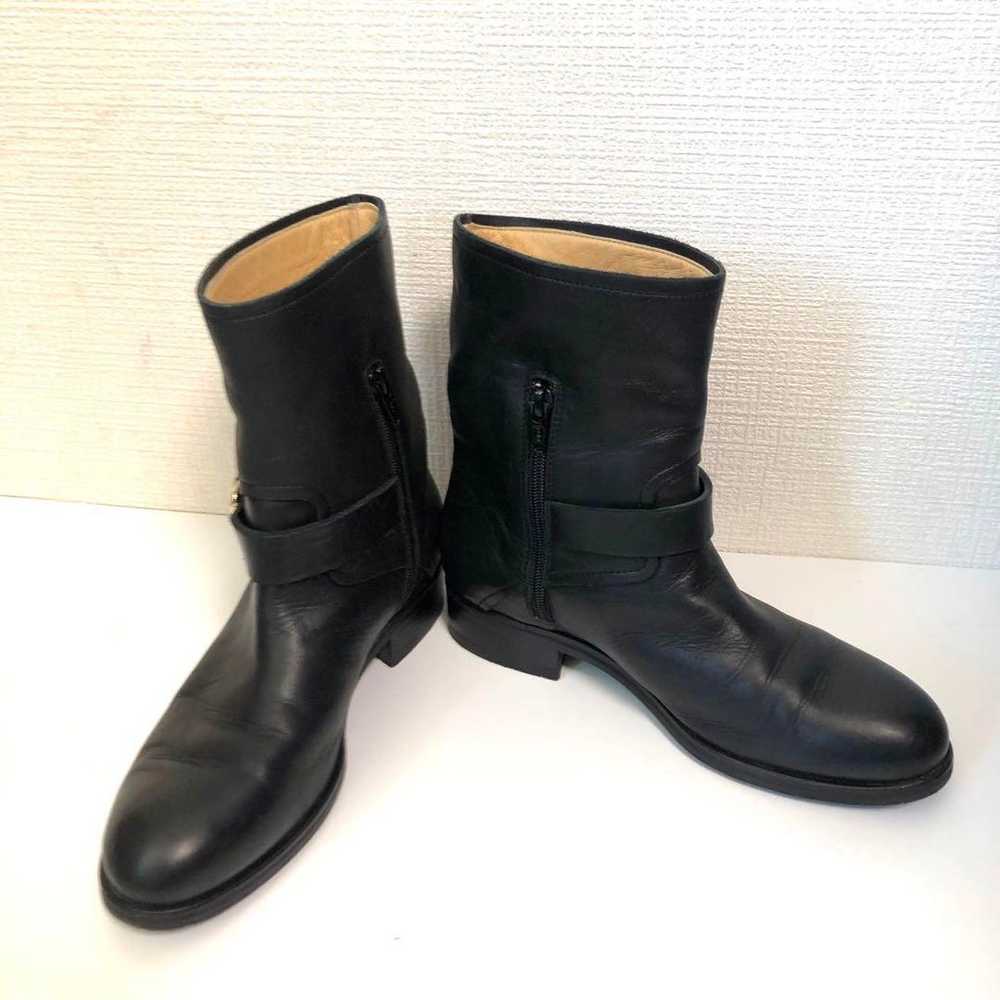 Italian-made PELLI CO short boots, black, size 36. - image 3