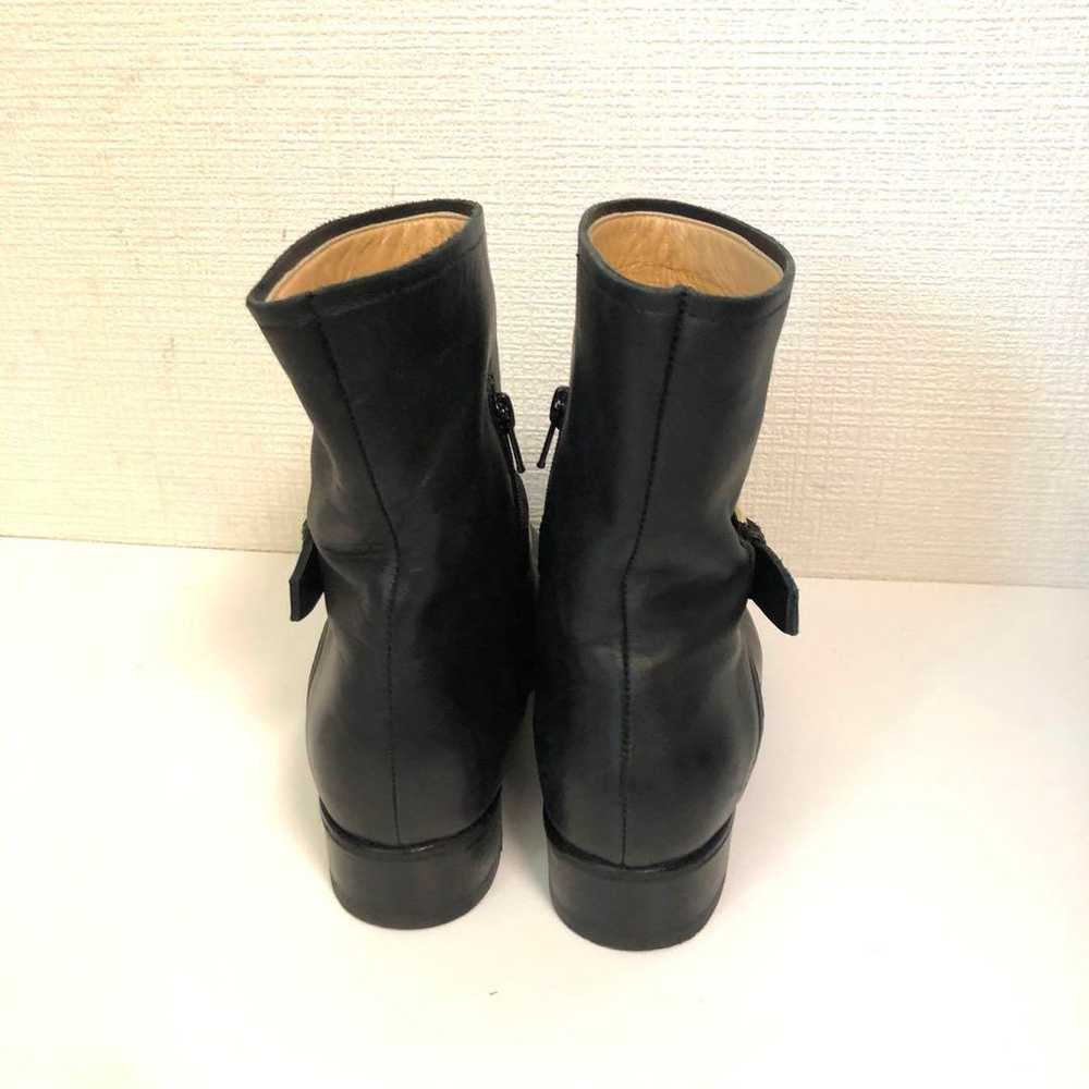 Italian-made PELLI CO short boots, black, size 36. - image 5