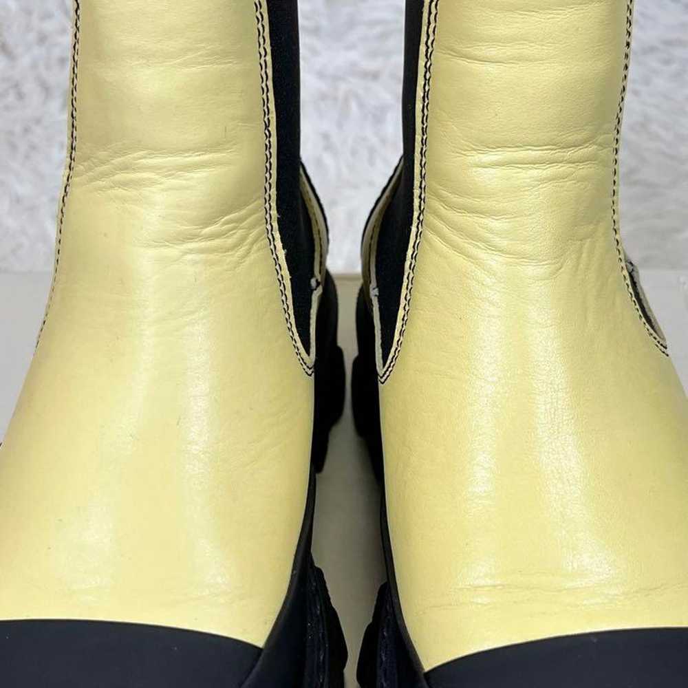 GANNI Thick-soled side gore rubber boots, size 37 - image 7