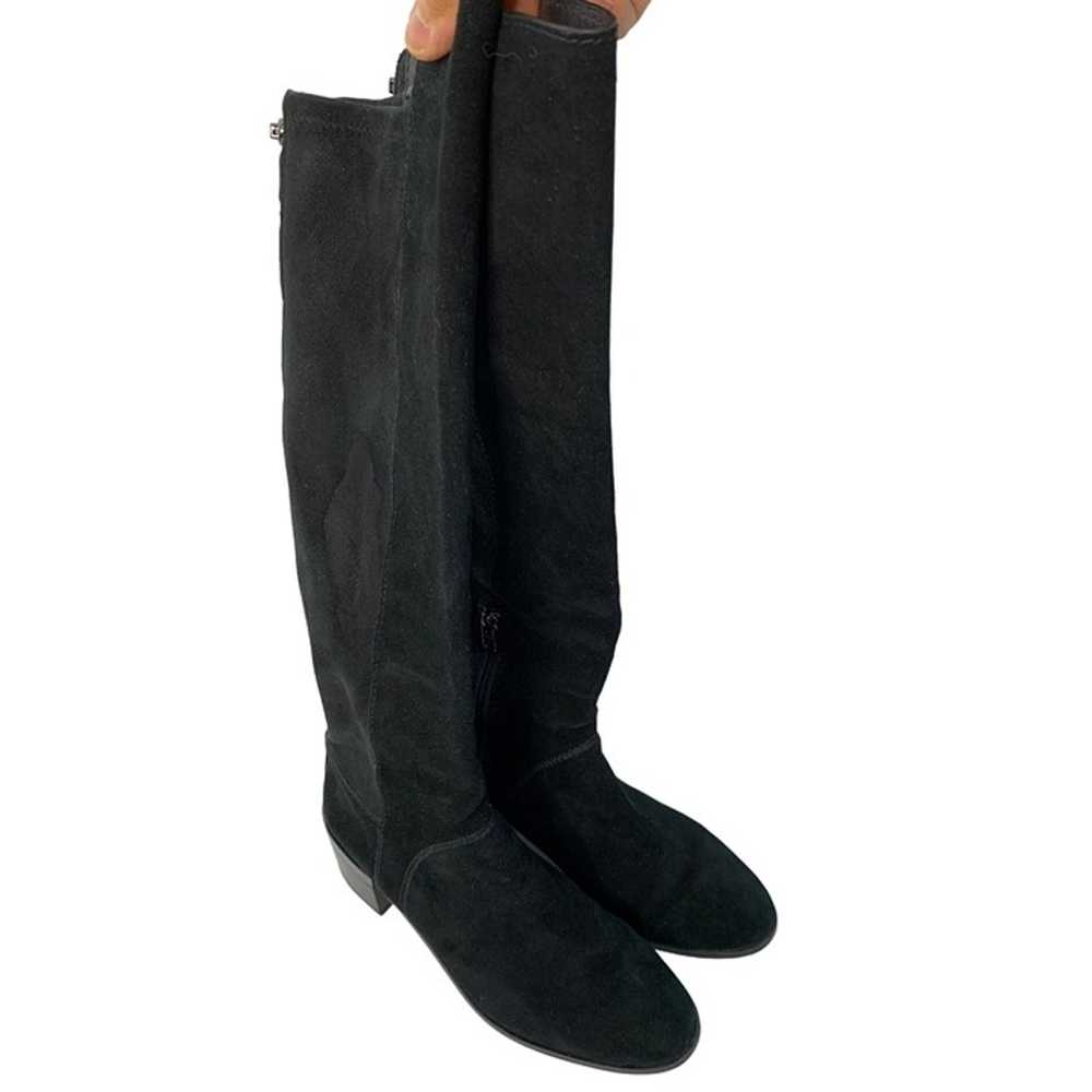 Coach Ryder Black Suede Knee-High Riding Boots Si… - image 5