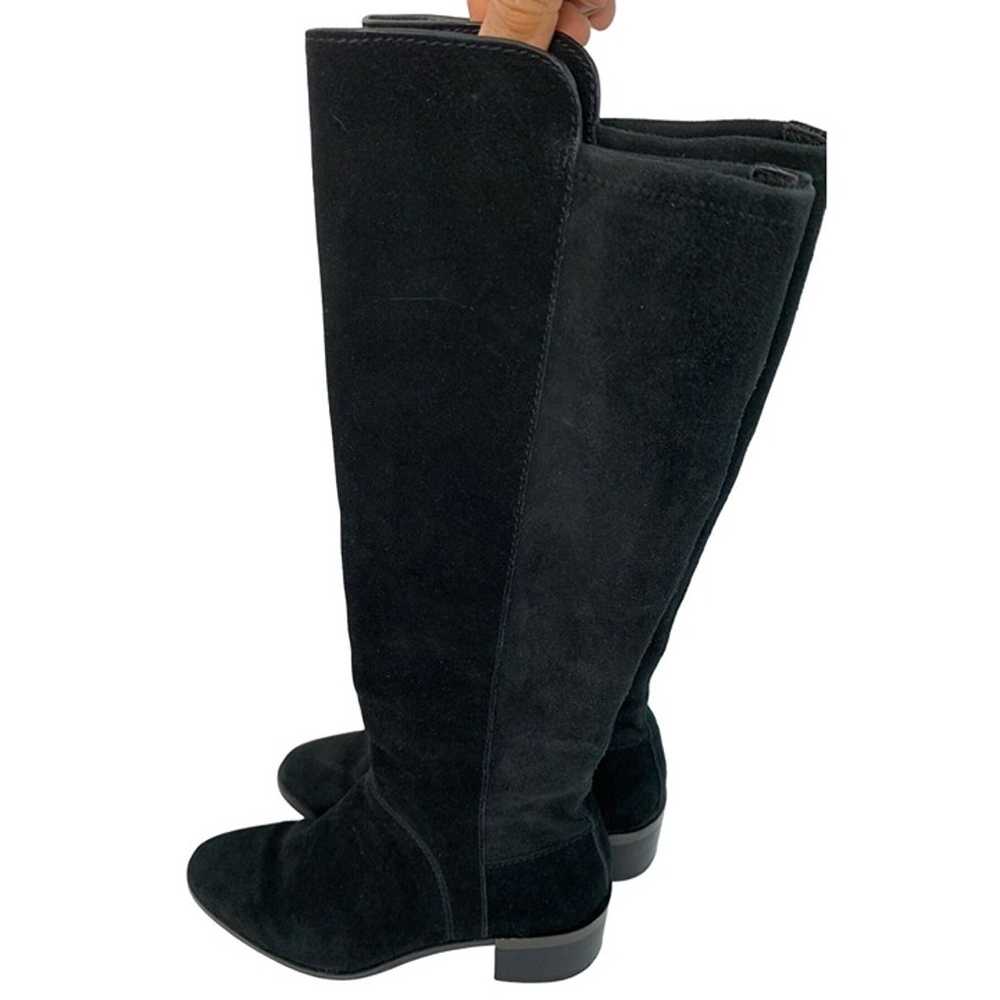 Coach Ryder Black Suede Knee-High Riding Boots Si… - image 6