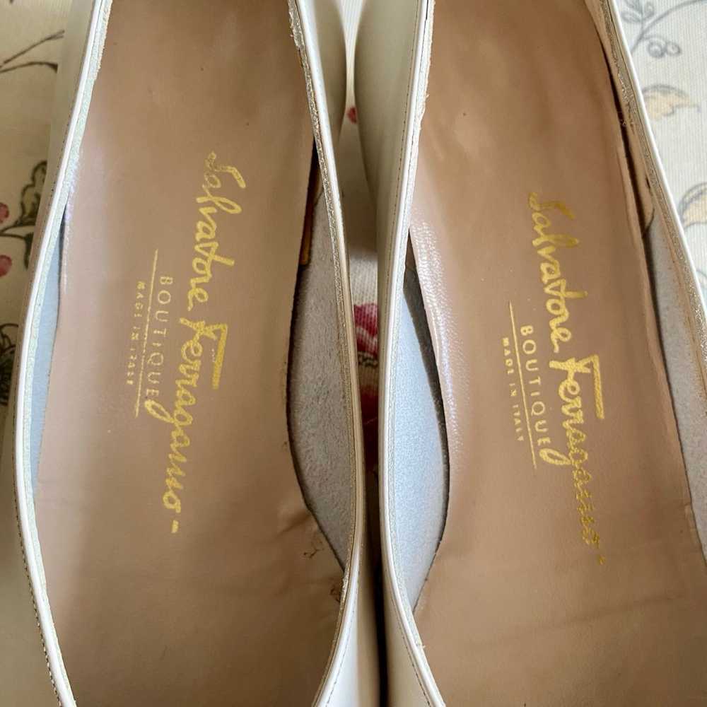 Vintage Salvatore Ferragamo Heels W6.5 - image 5