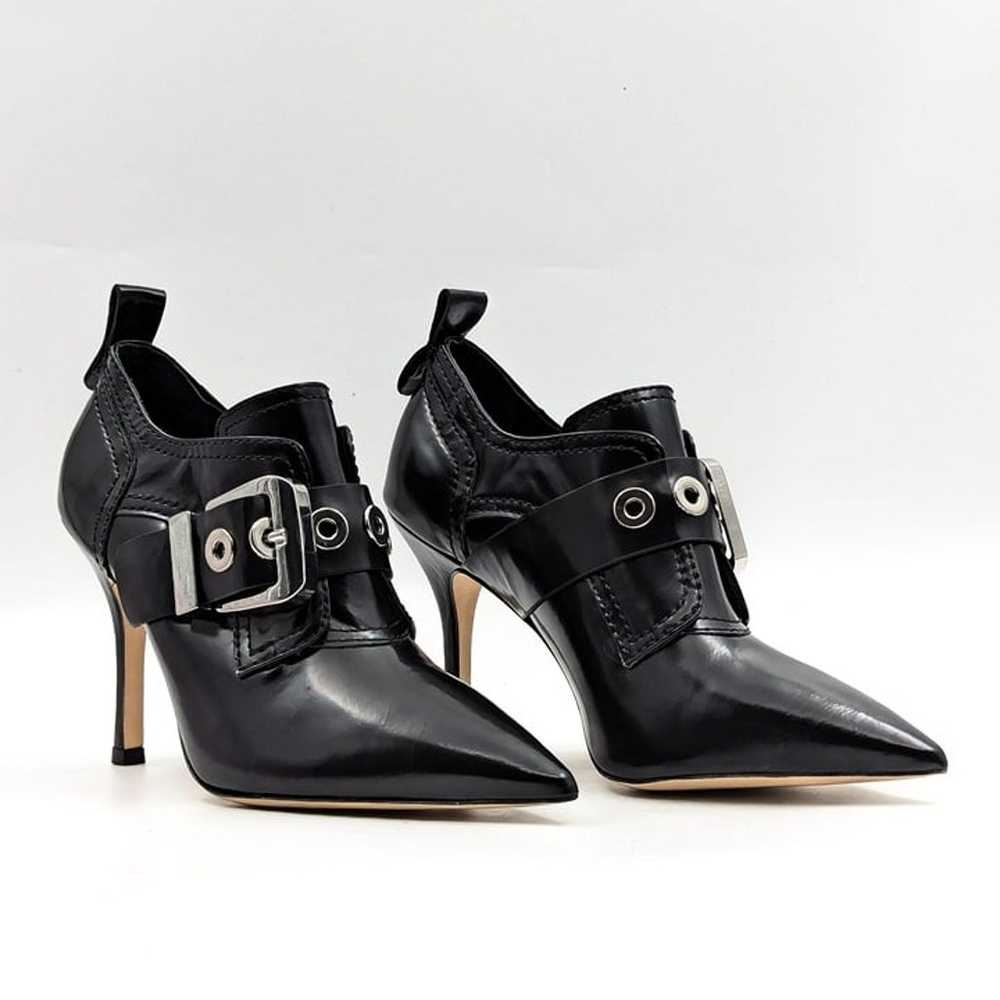 Larroude Women Steward Black Leather Buckle Ankle… - image 1