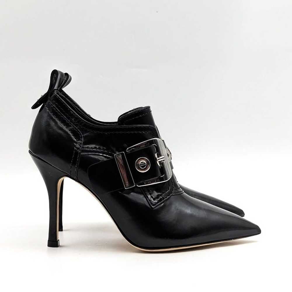 Larroude Women Steward Black Leather Buckle Ankle… - image 9