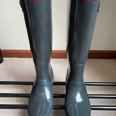 HUNTER Women Original Tall Gloss Boos - NEW NWOB