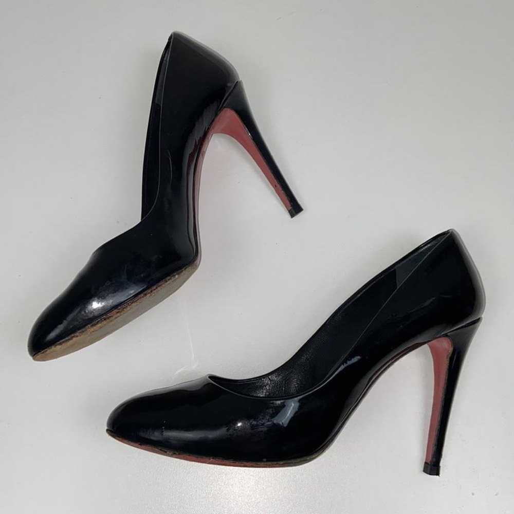 Miu Miu l Patent Leather Round Toe Stiletto Pumps… - image 6