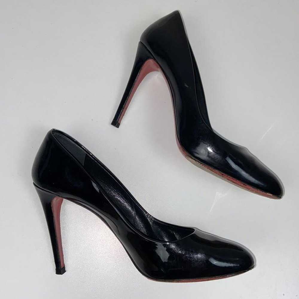 Miu Miu l Patent Leather Round Toe Stiletto Pumps… - image 7