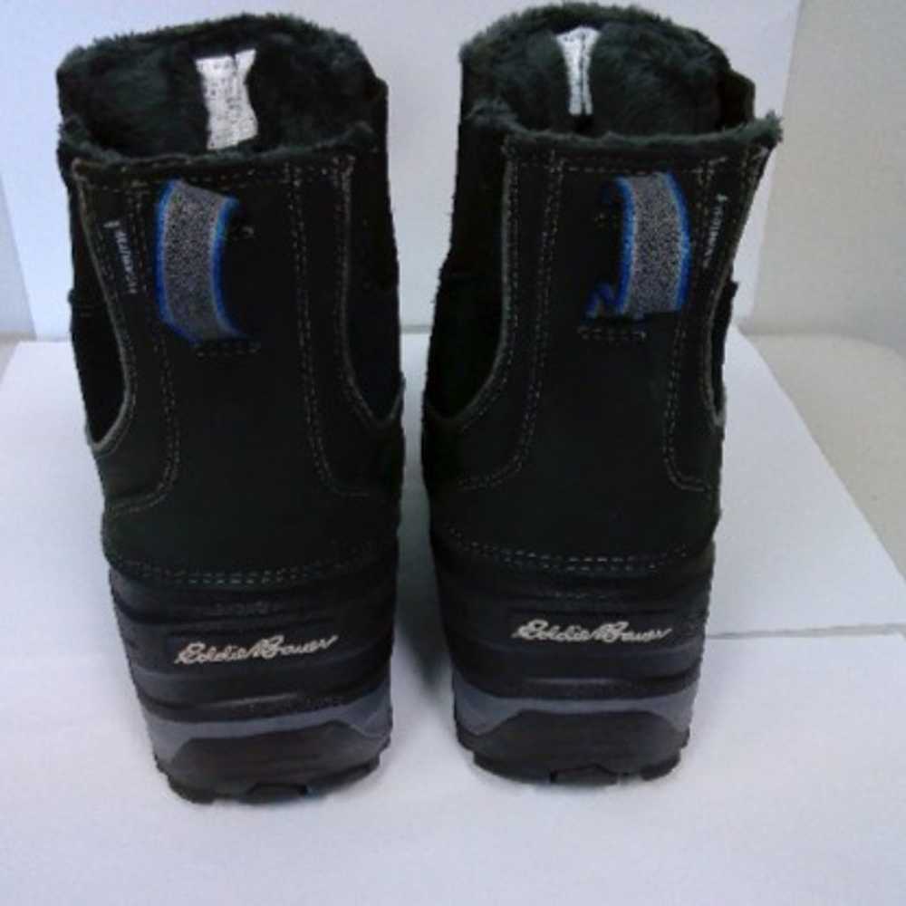 Eddie Bauer Snowfoil Waterproof Snow Boots Blk Me… - image 2