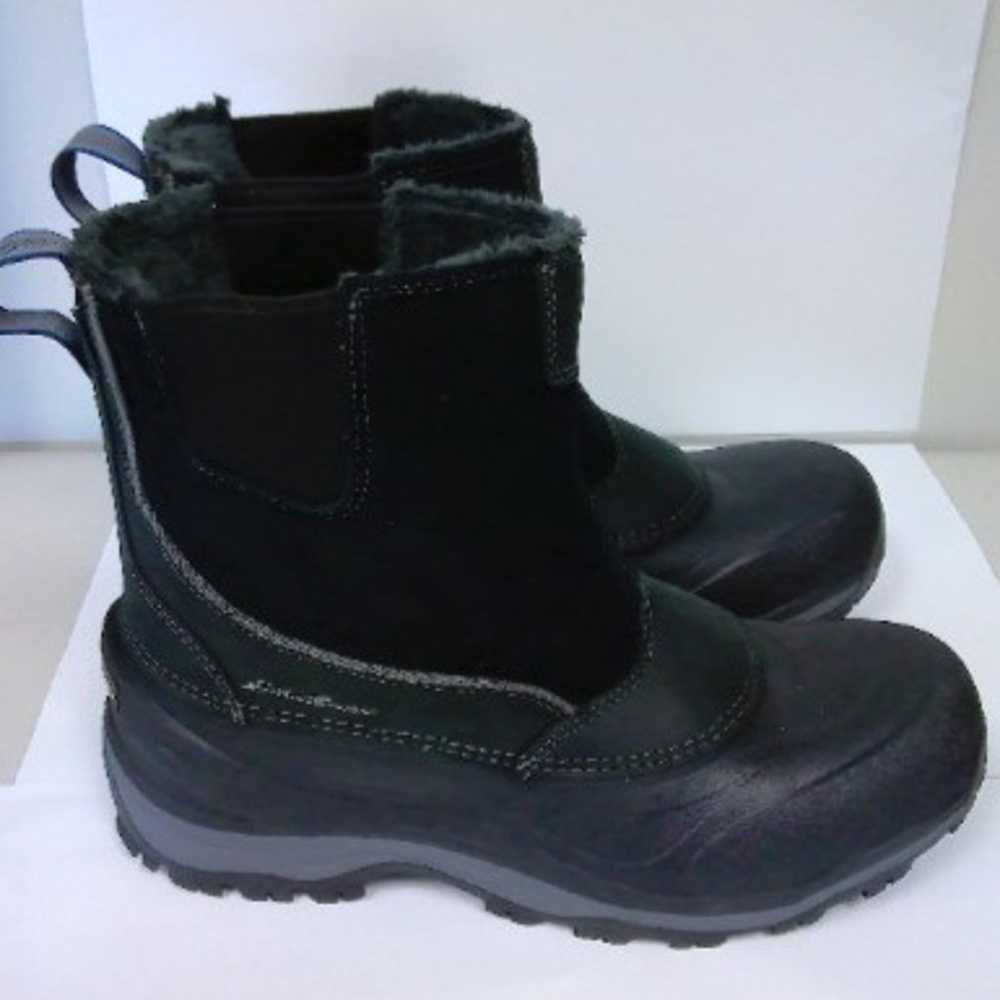 Eddie Bauer Snowfoil Waterproof Snow Boots Blk Me… - image 3