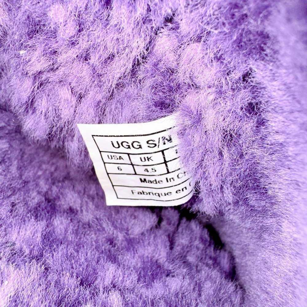 Excellent condition UGG sheepskin boots in purple… - image 10