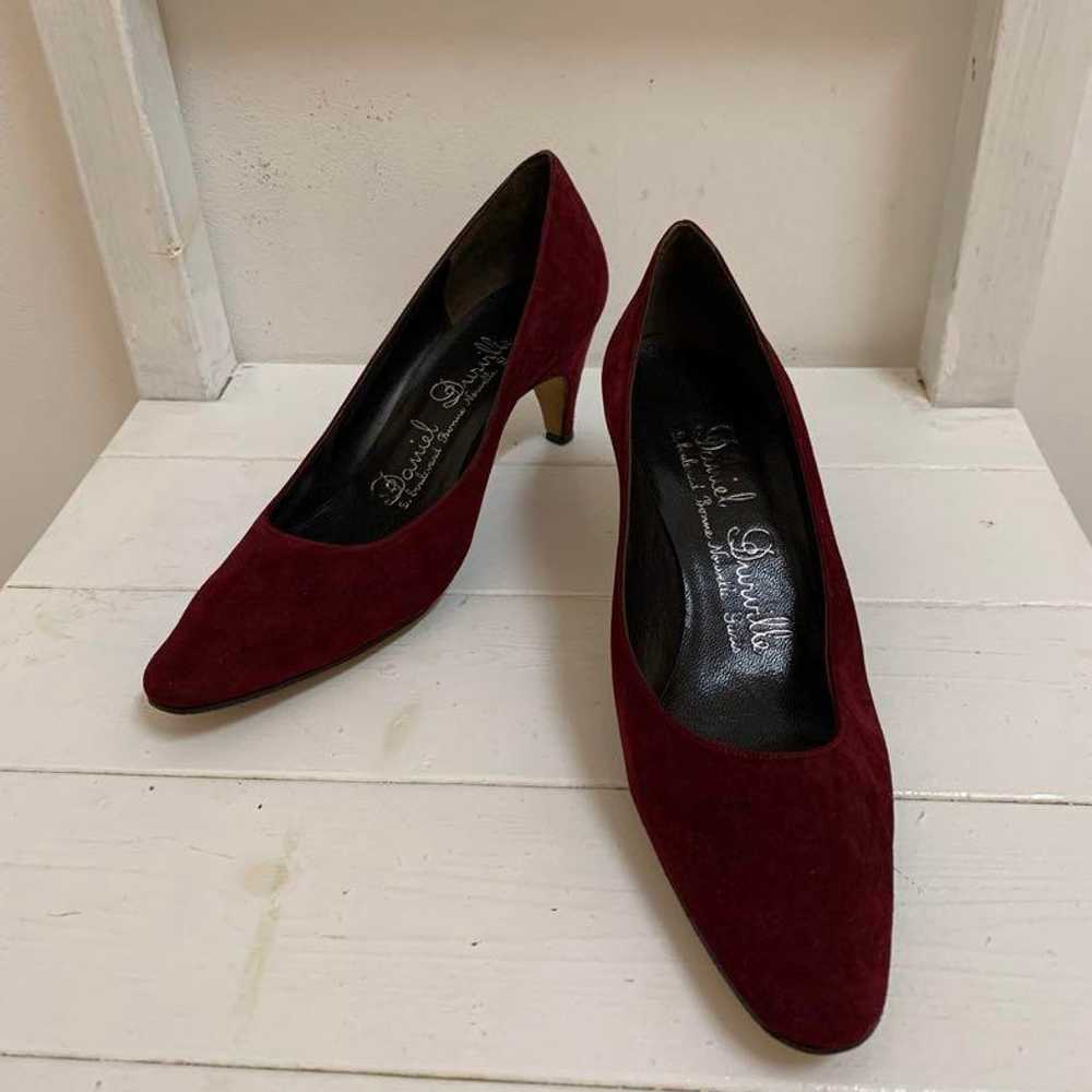 DANIEL DURVILLE PARIS VINTAGE Leather Heel Pumps - image 11