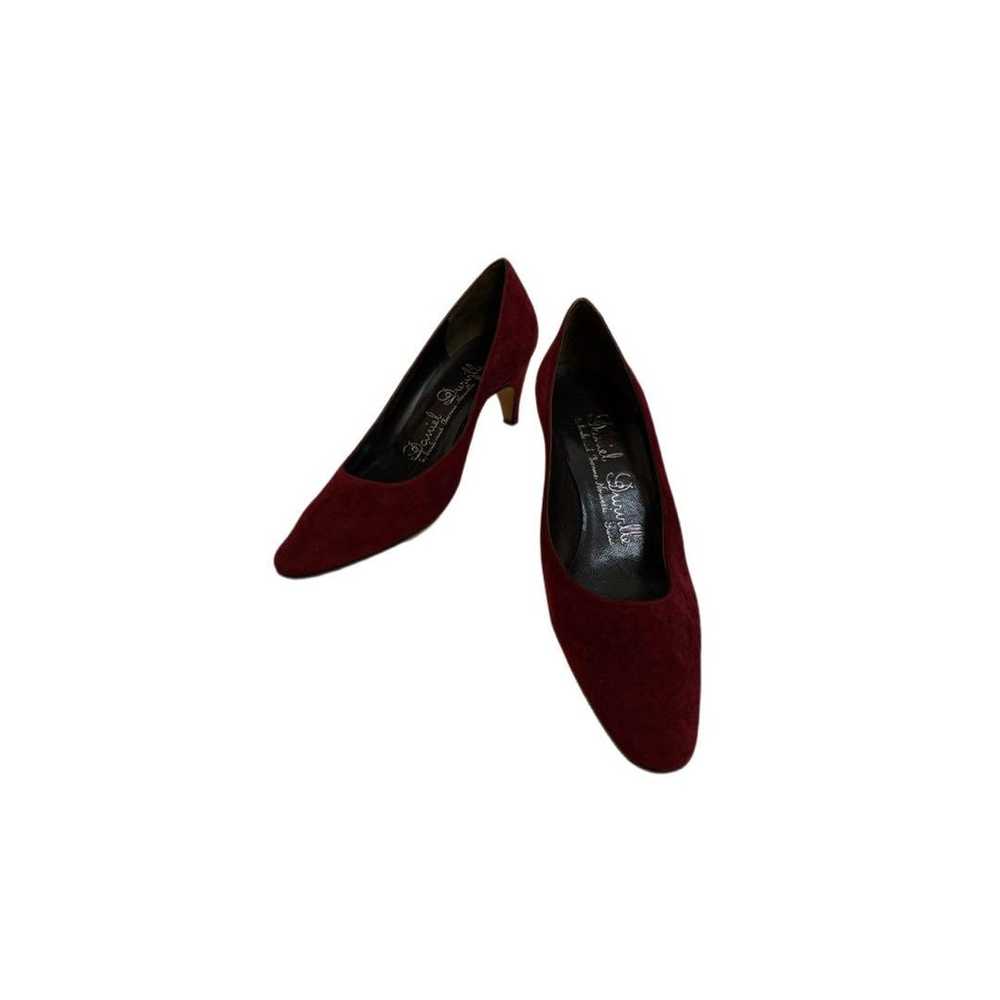 DANIEL DURVILLE PARIS VINTAGE Leather Heel Pumps - image 2