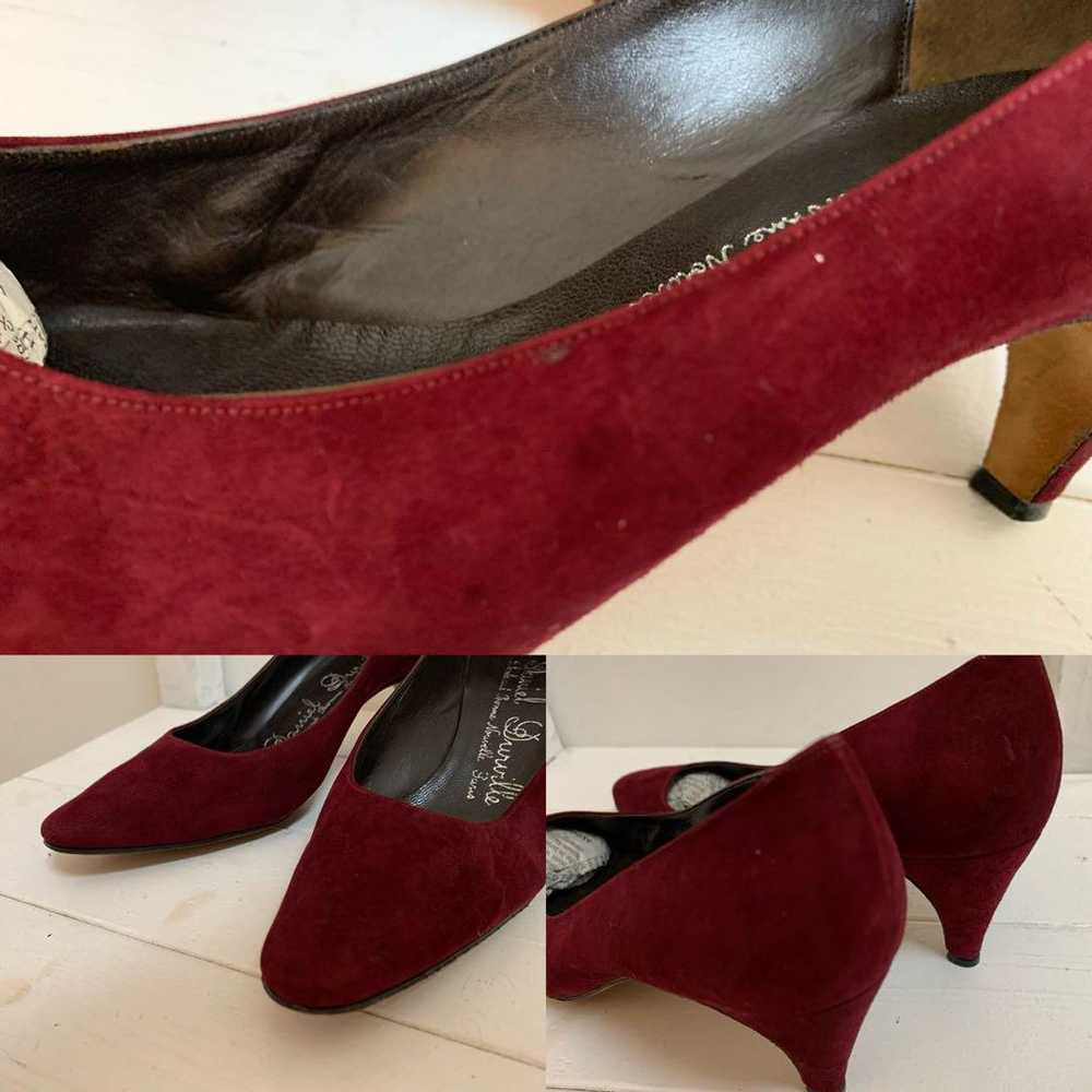 DANIEL DURVILLE PARIS VINTAGE Leather Heel Pumps - image 8