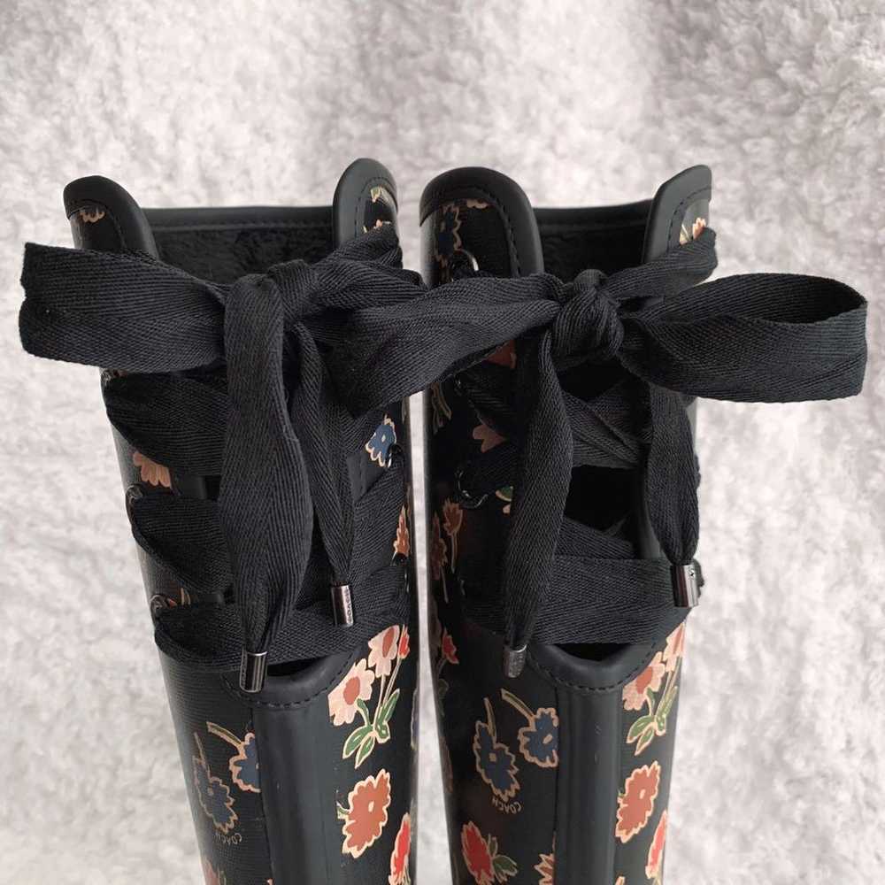 【Extremely rare, almost unused】COACH Rain Boots F… - image 5