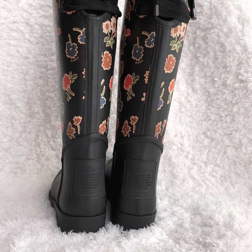 【Extremely rare, almost unused】COACH Rain Boots F… - image 6