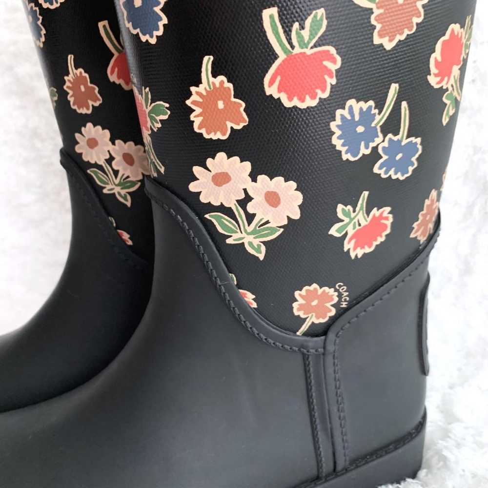 【Extremely rare, almost unused】COACH Rain Boots F… - image 9